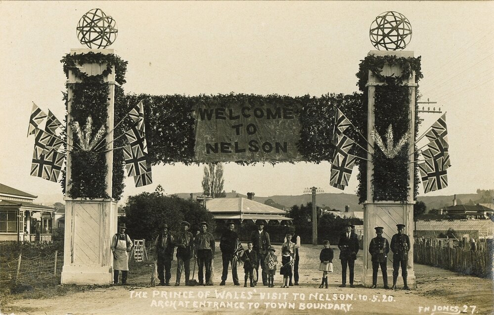 Prince of Wales visit to Nelson 1920