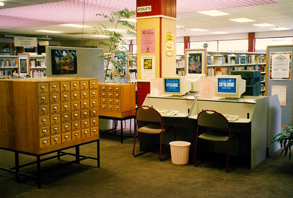 The first public computer catalogues at Richmond Library