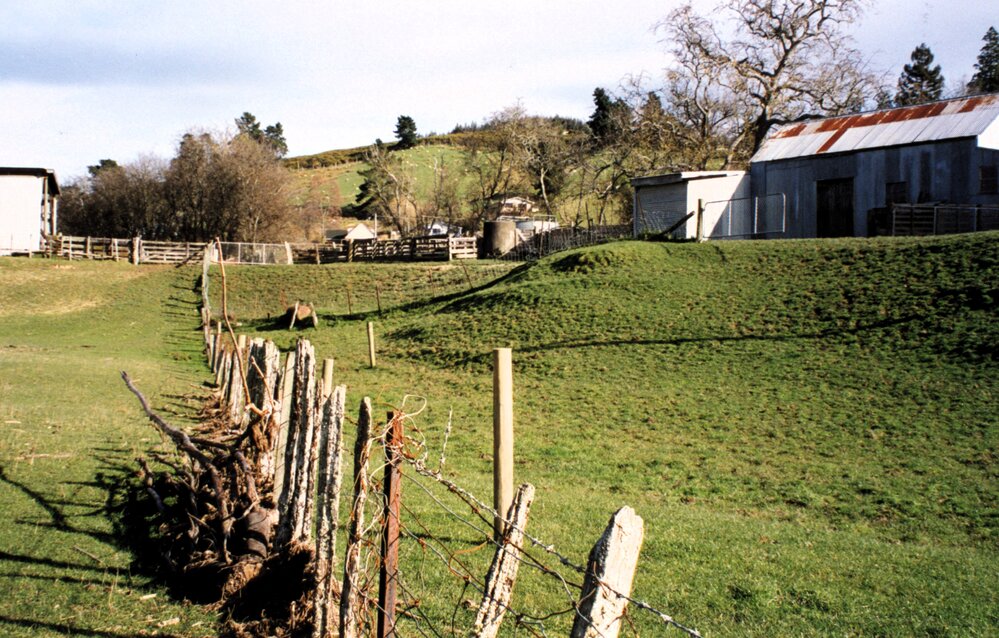Fence at Close farm 