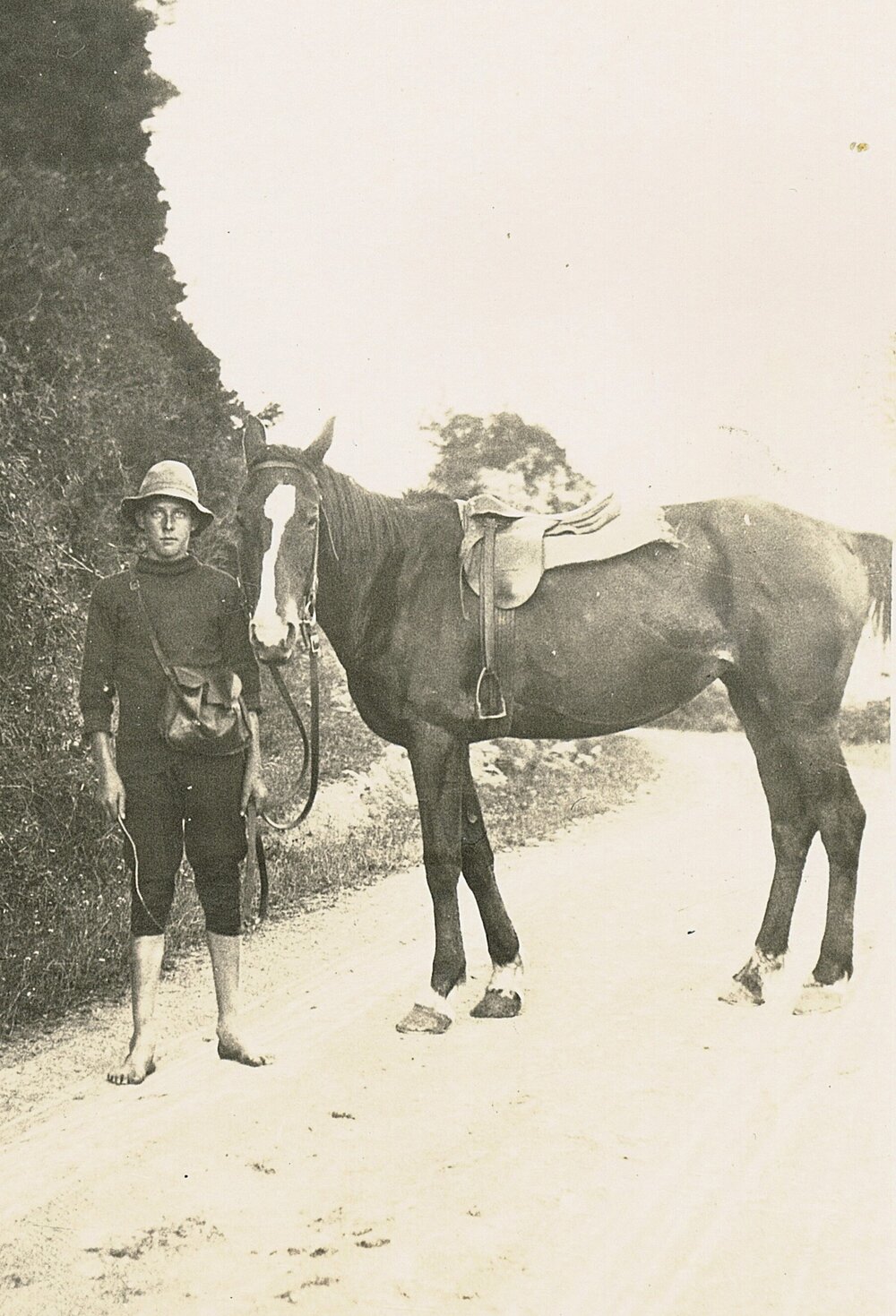 Boy and horse
