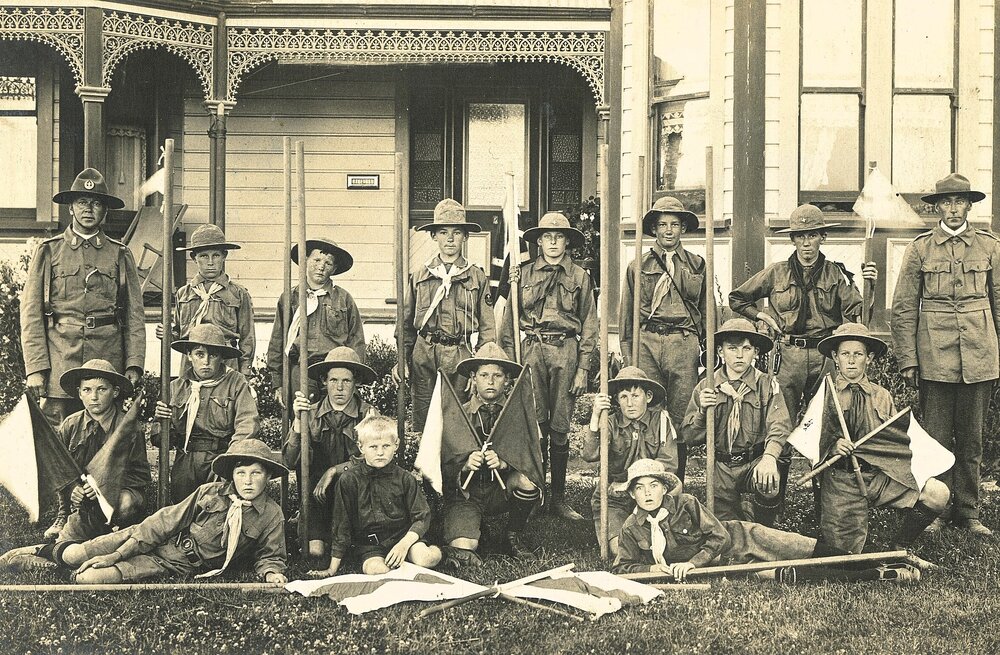 Riwaka Scouts Group photograph