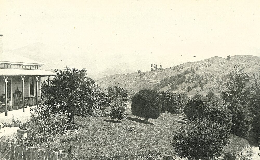 House and hills around Stanley Brook