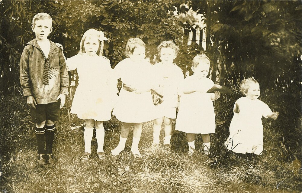 Barker children from Stanley Brook