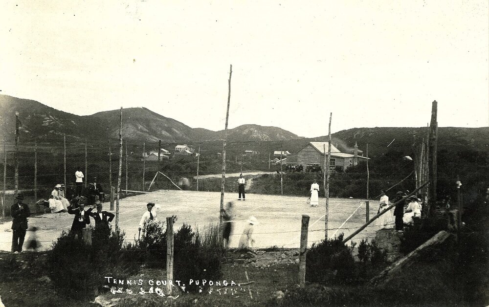 Puponga tennis match