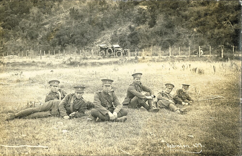 Soldiers relaxing at Tapawera