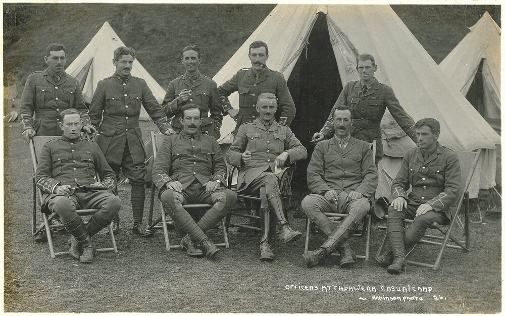 Relaxed Officers at Tapawera Casual Camp 
