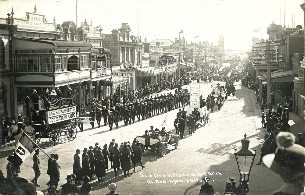 Fire Brigade in fundraising procession