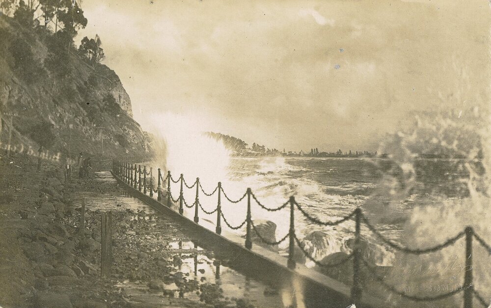 Rocks Road and the chain fence