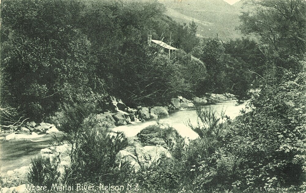 House overlooking the Maitai River / Mahitahi