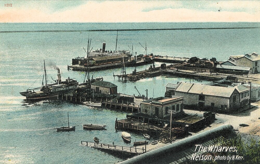 The wharves at Nelson