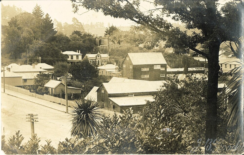 Nelson street and buildings