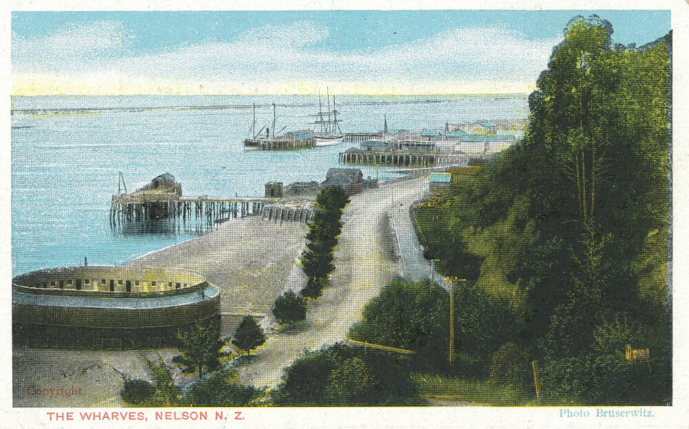 Marine baths at Port Nelson 