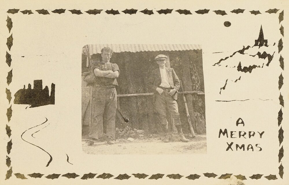 Rustic Christmas card