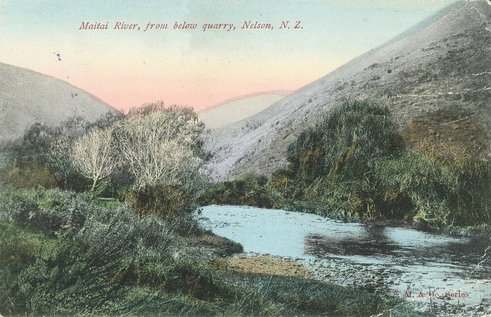 Maitai River / Mahitahi, from below the quarry