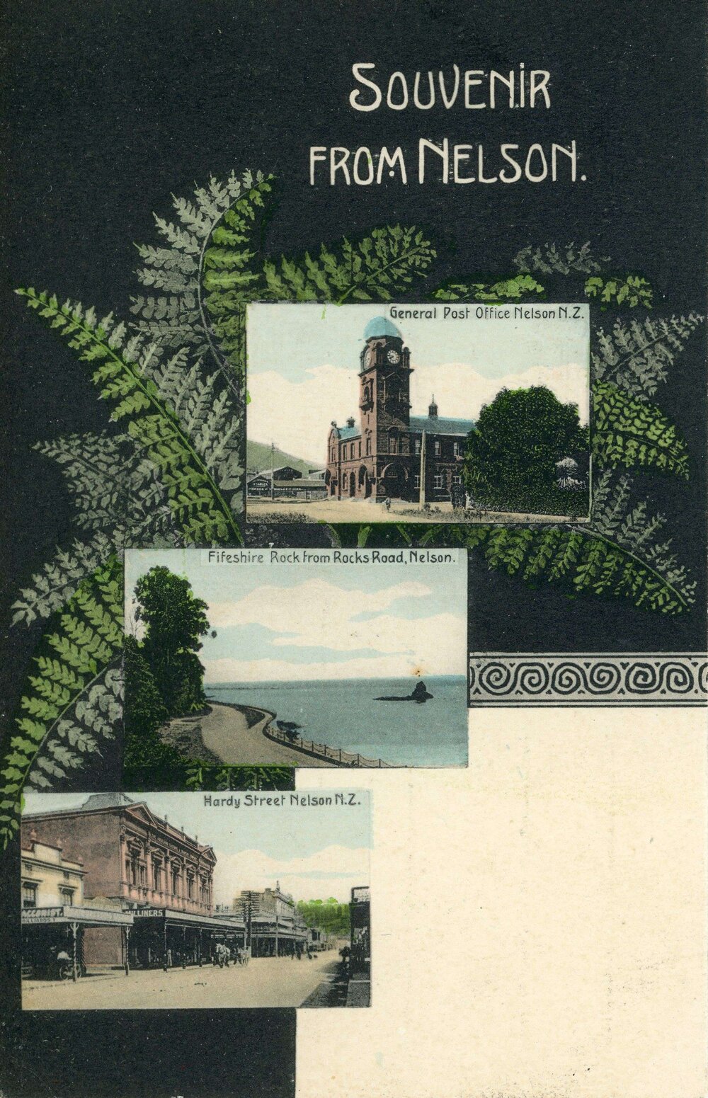 Set of three souvenir postcards