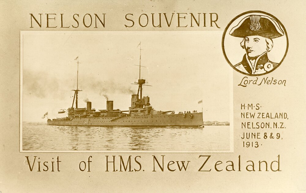 Visit of H.M.S. New Zealand