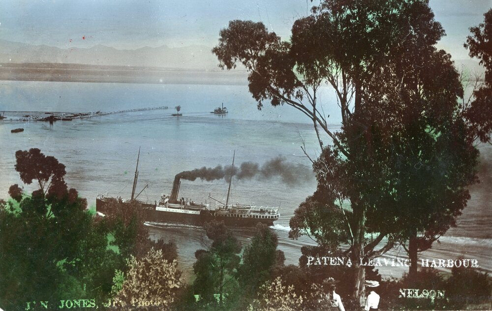 Pateena leaving Nelson harbour