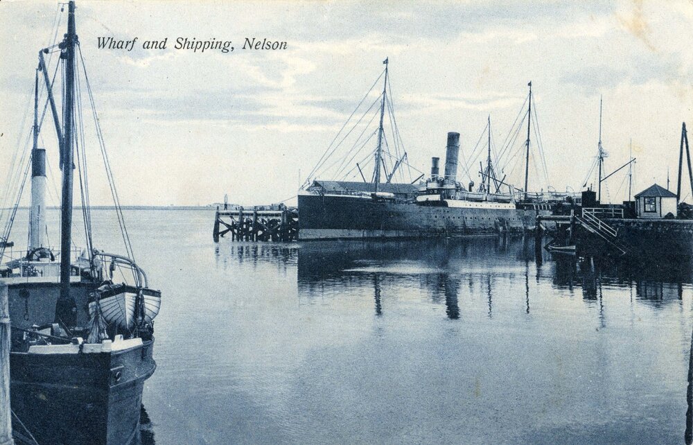 Boats docked in Nelson Wharf