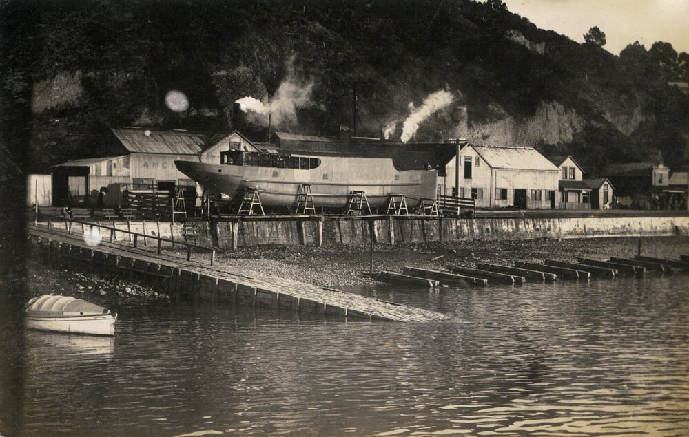 Ship at the Anchor Foundry