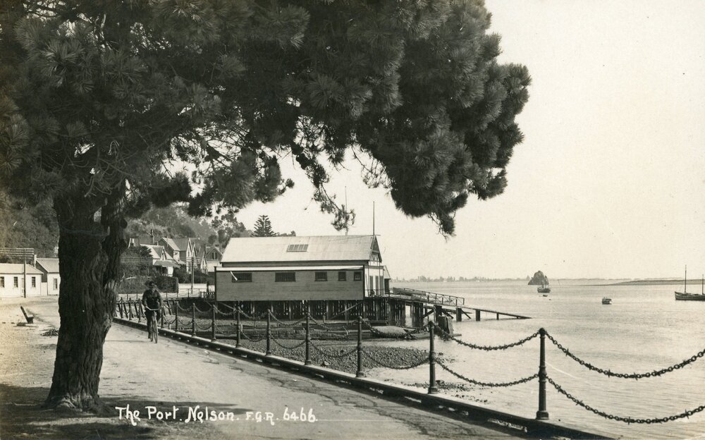 Looking out on the Boathouse