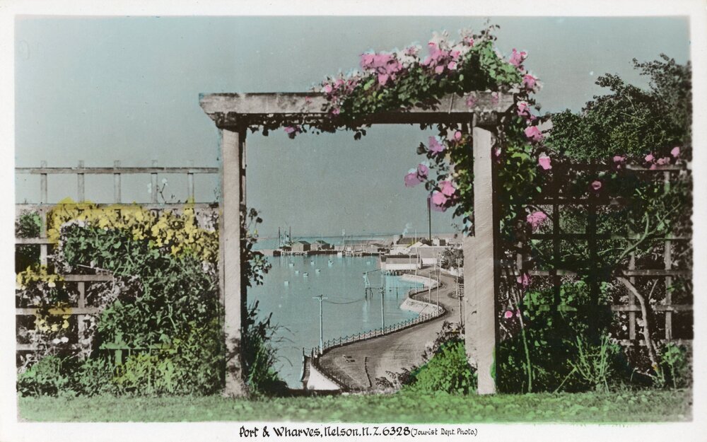 A view of Nelson's ports and wharves