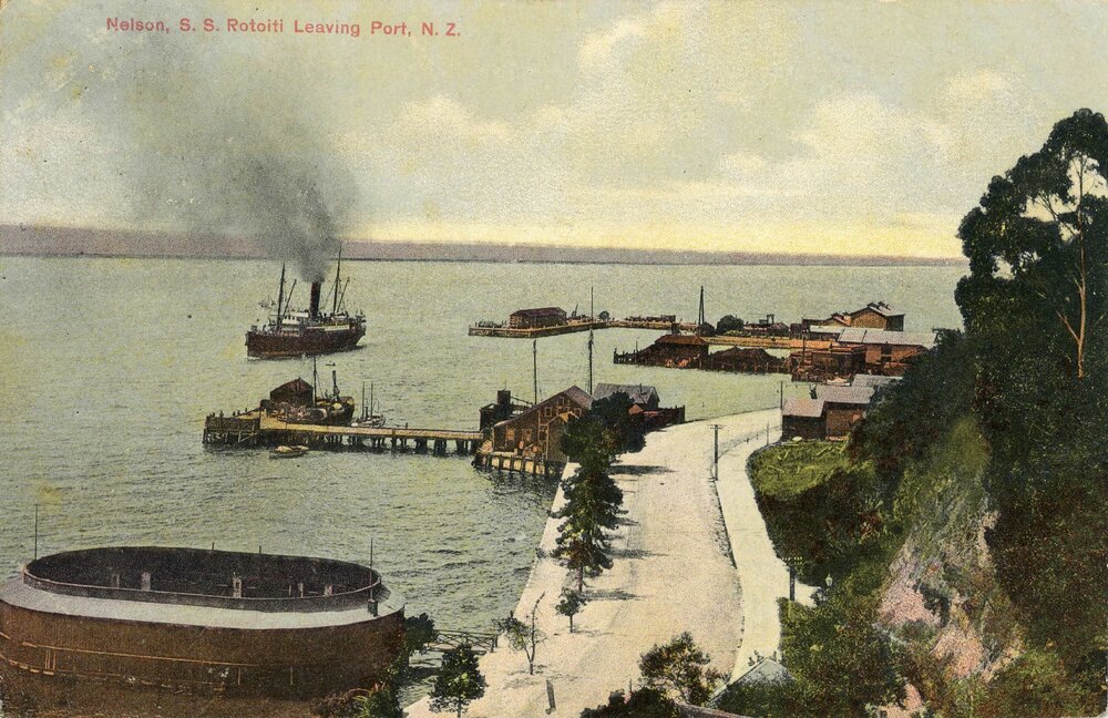 S. S. Rotoiti leaving Port Nelson