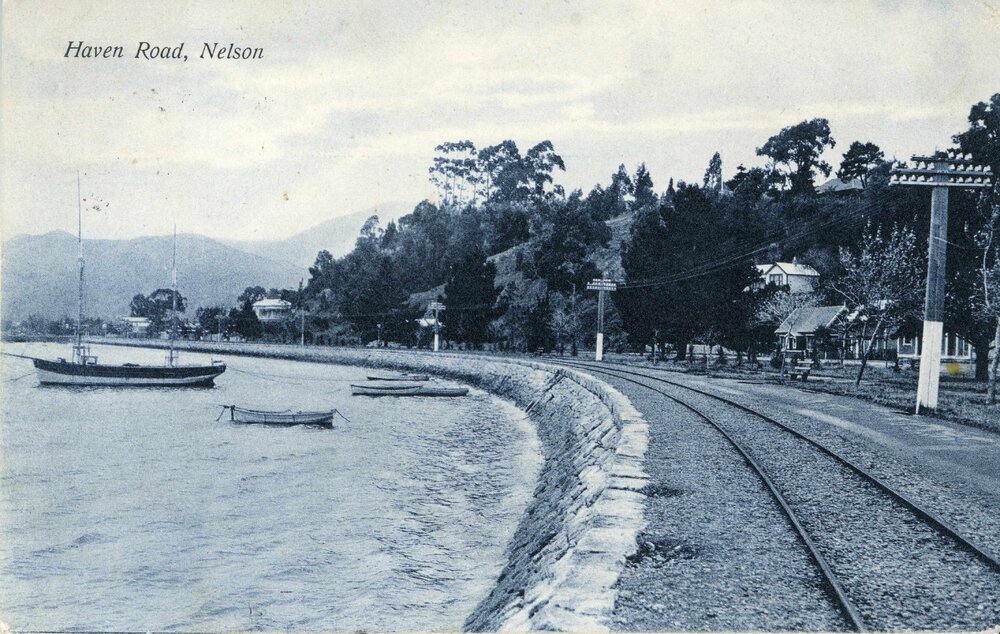Boats anchored near Haven Road