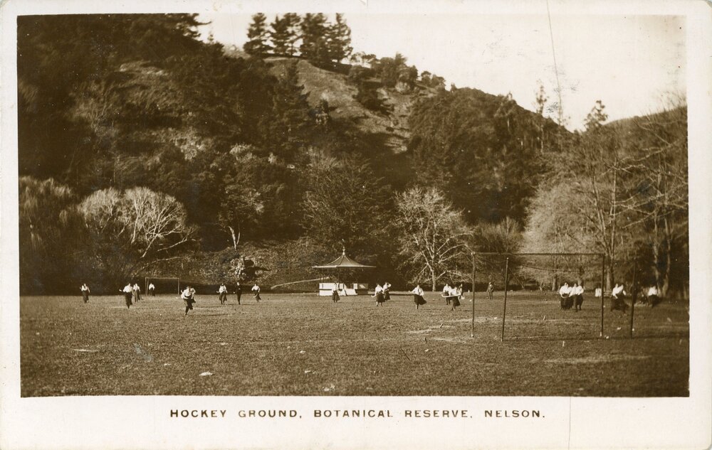 Hockey game at the Botanical Reserve Nelson