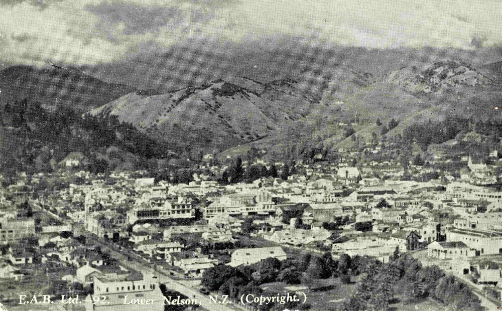 Looking out on lower Nelson