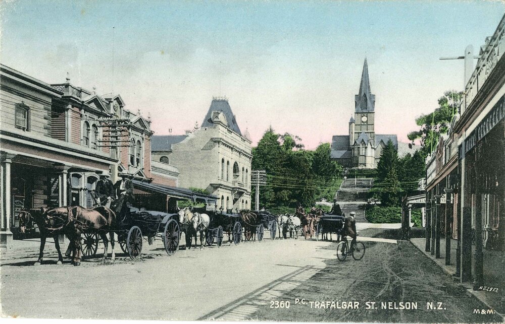 Trafalgar Street - colourised