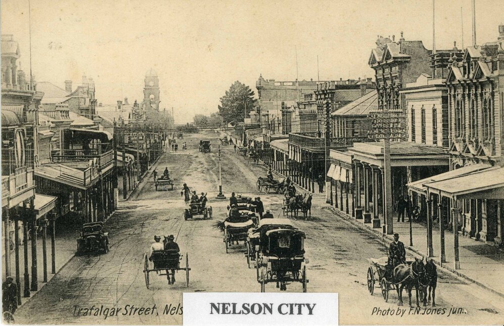 Trafalgar Street taken from church steps