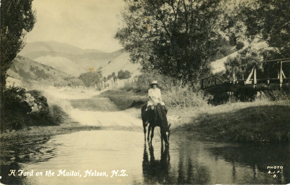 A Ford on the Maitai River