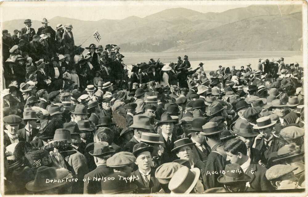 Departure of Nelson Troops - August 1914