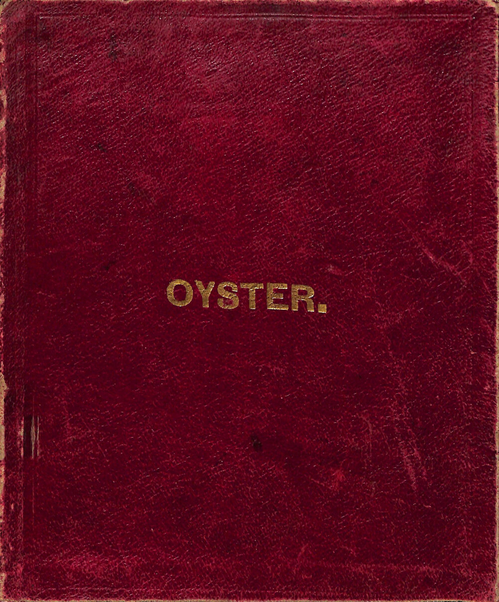 Oyster Logbook 1908-1923