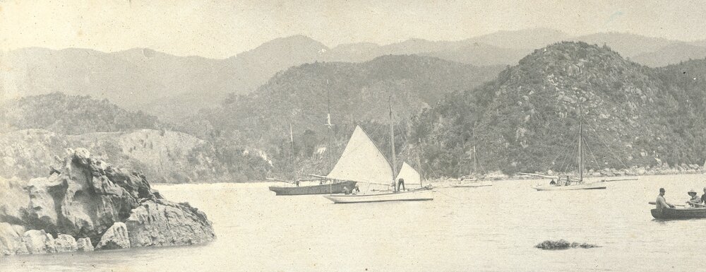 Yachting in Torrent Bay 1895