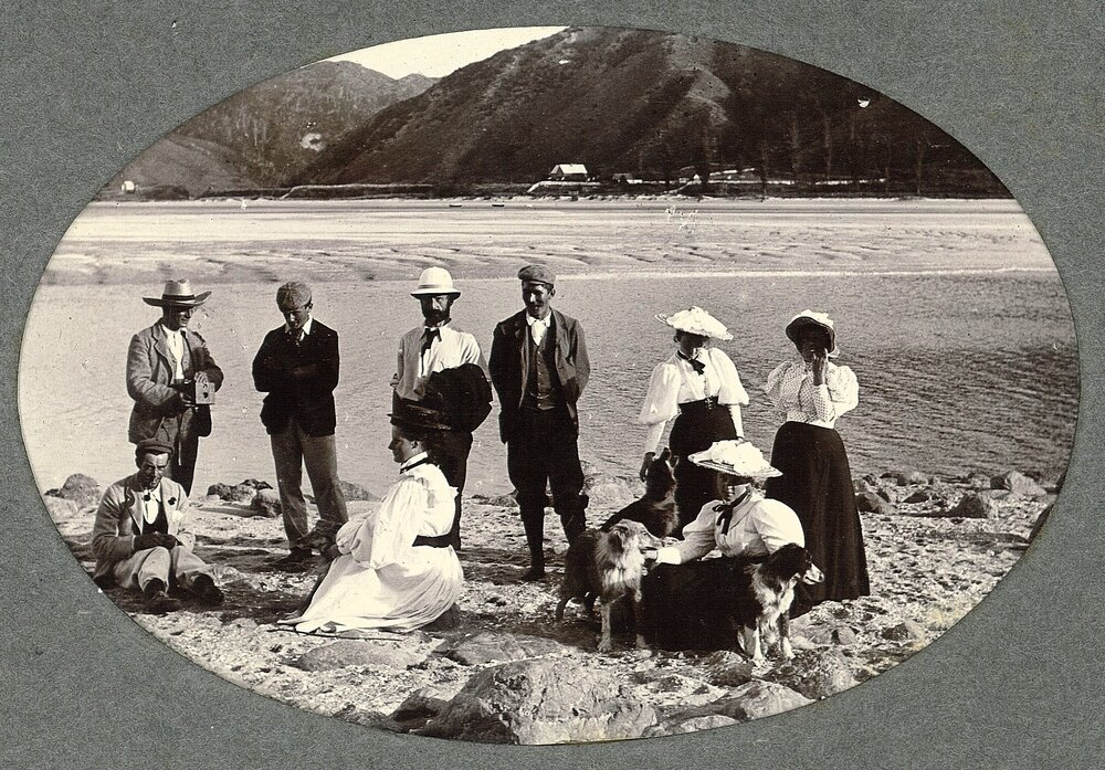 Group on the beach