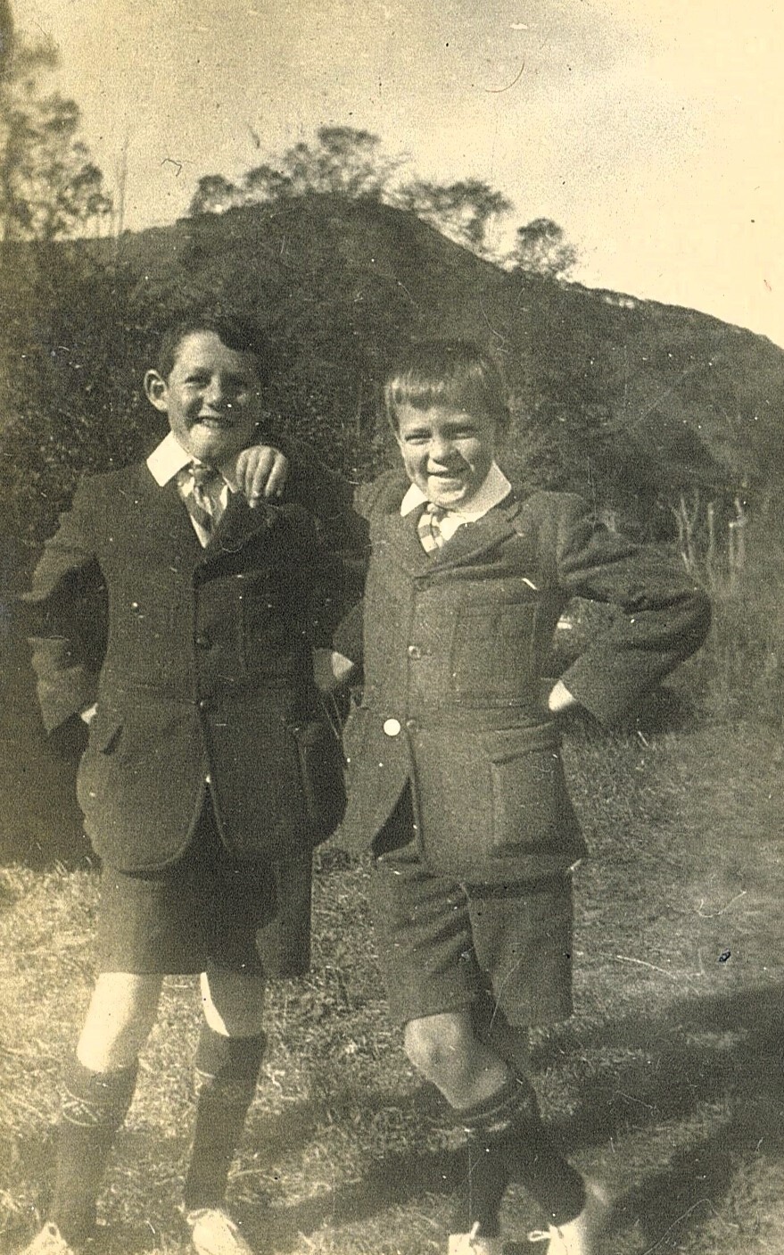 Two school boys