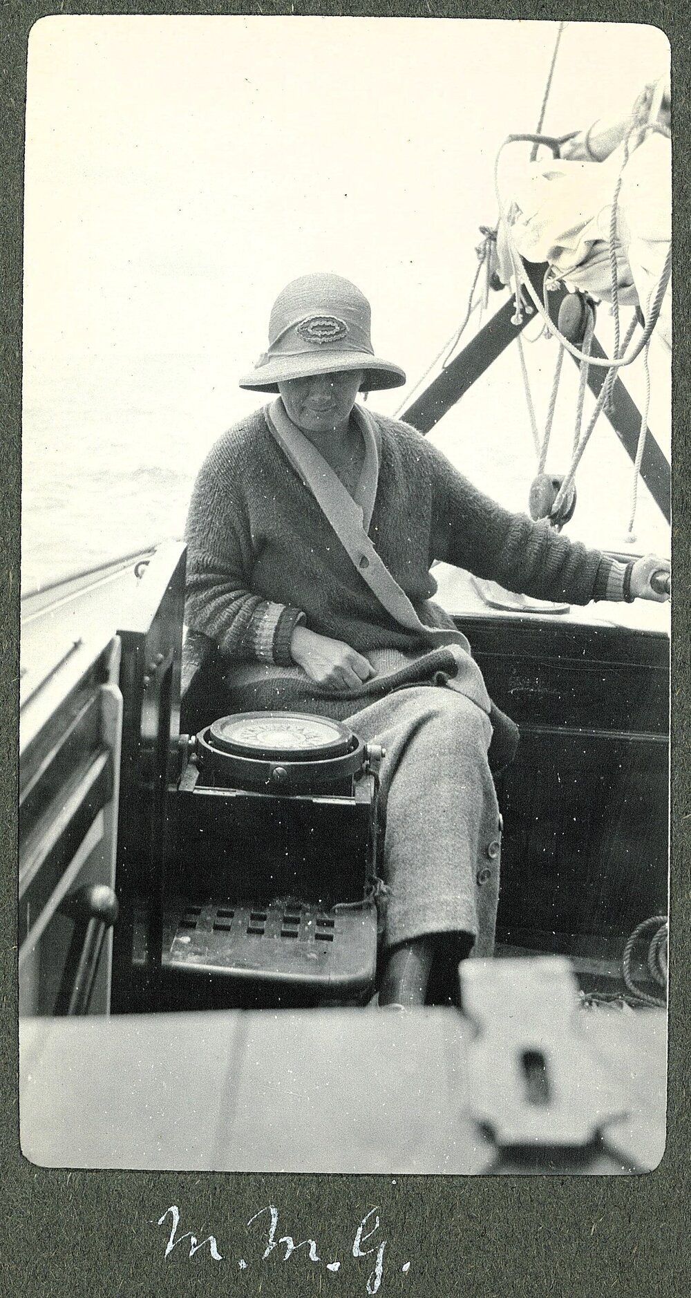 M Glasgow at the compass