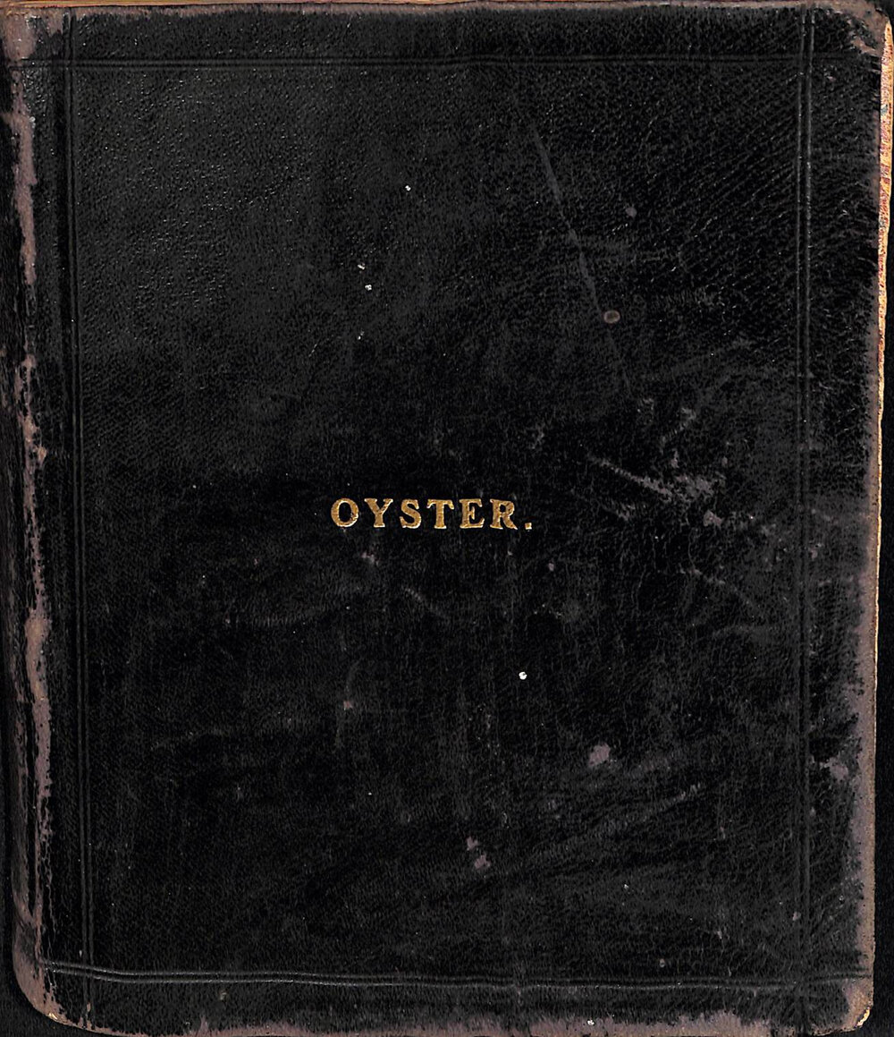 Oyster Logbook 1903-1908