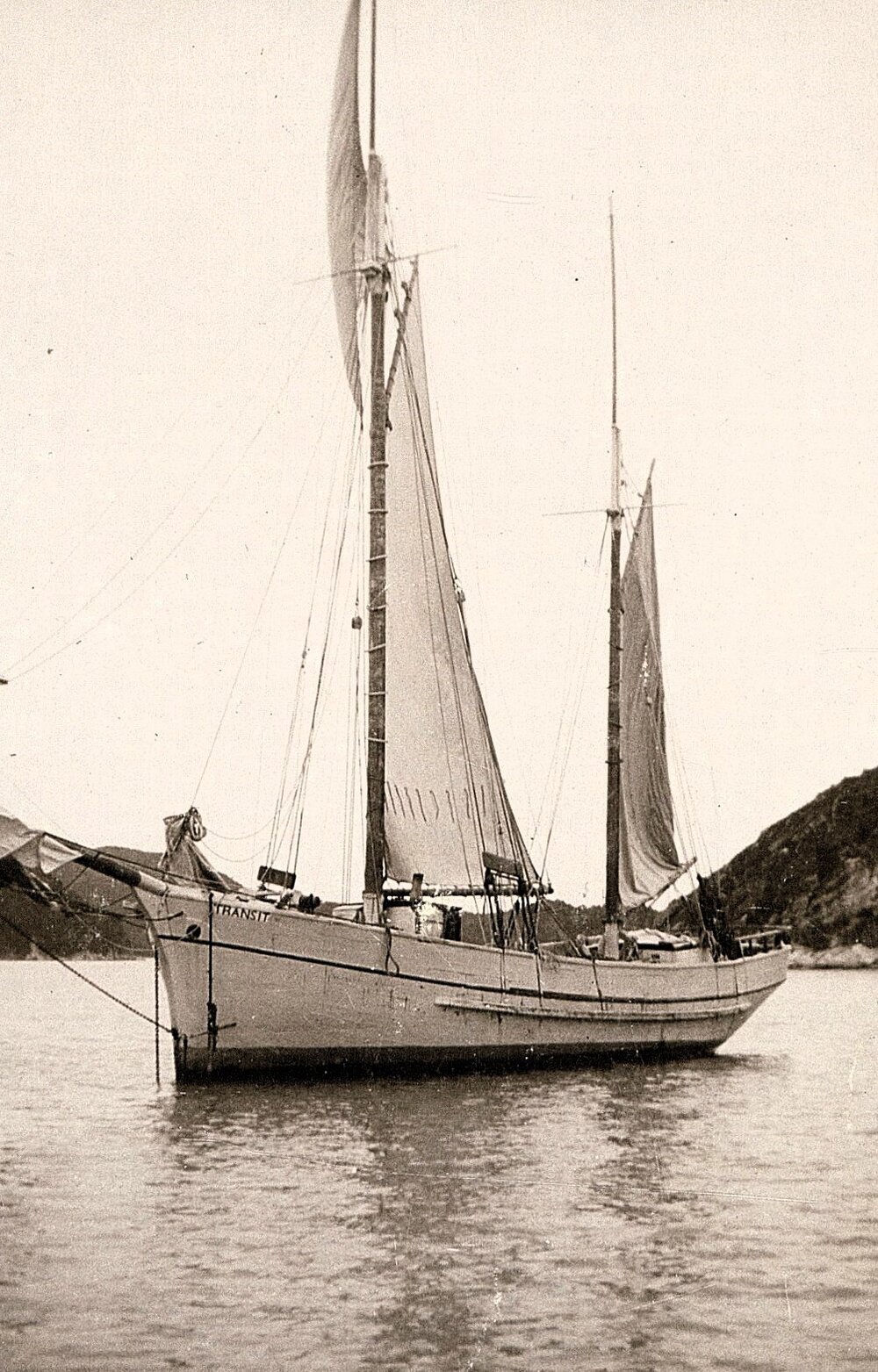 The yacht Transit