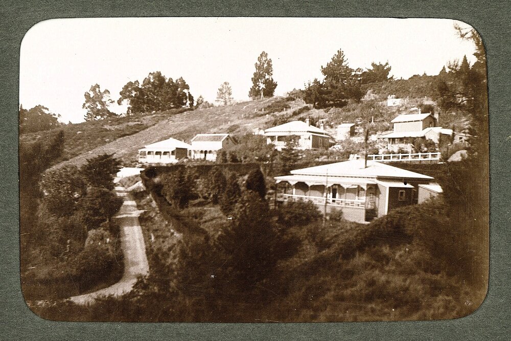 Houses on a hillside