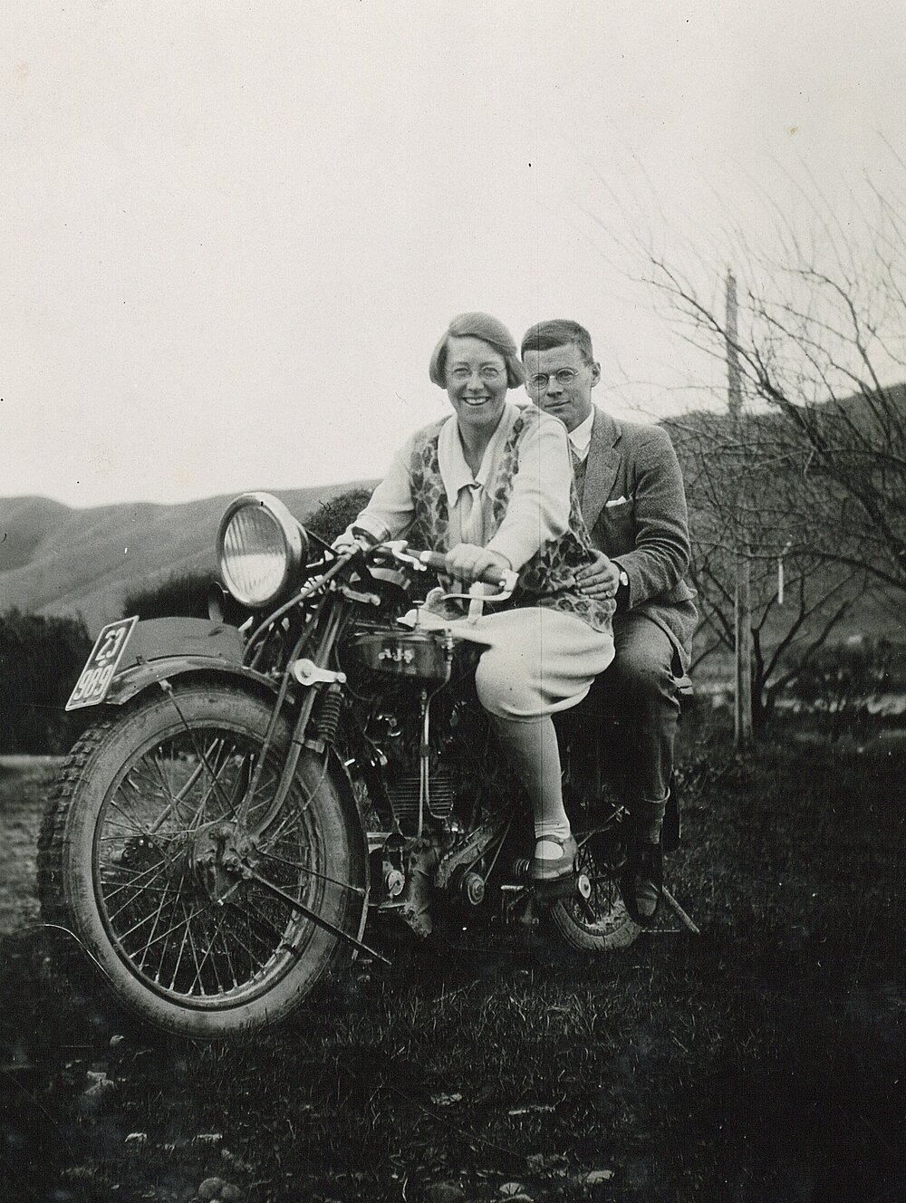Well-dressed motorcyclists