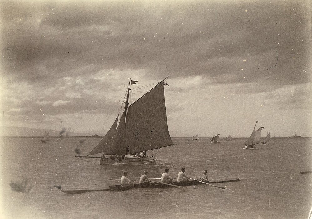 Rowing boat at Nelson
