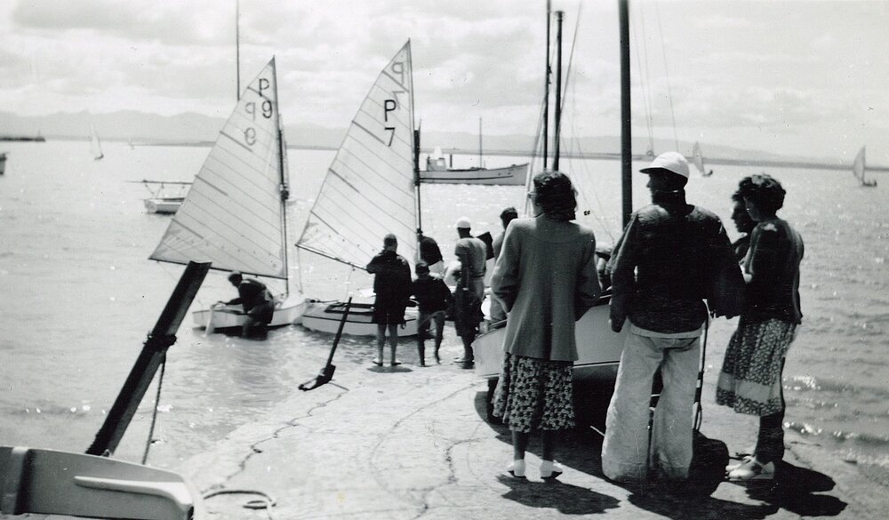P class sailboats at Nelson