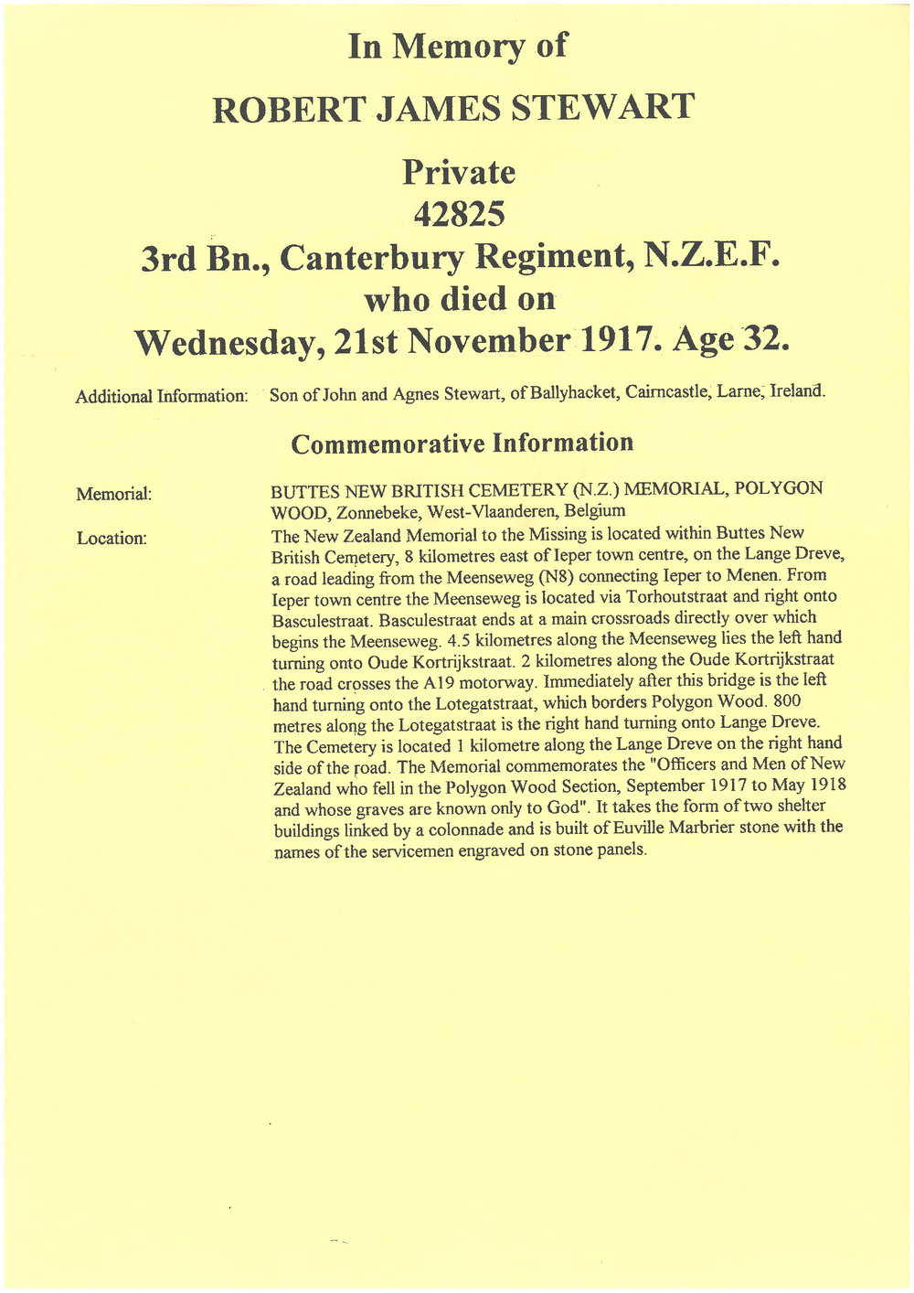 Stewart, Robert James