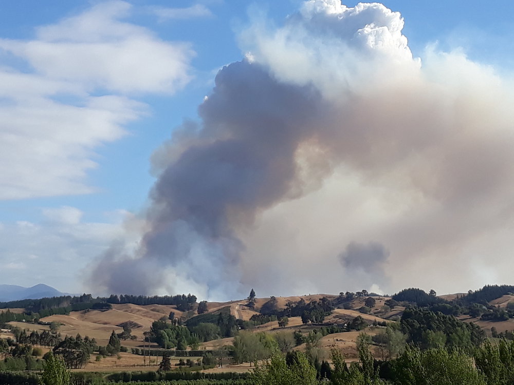 Fire at Redwood Valley 7 February 2019