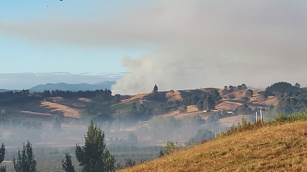 Smoke in the valley 7 February 2019