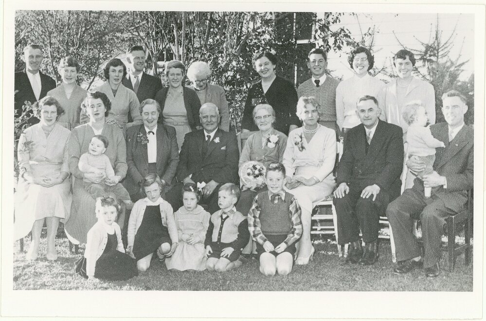 Mary and William Martin's Golden Wedding Celebration 1958