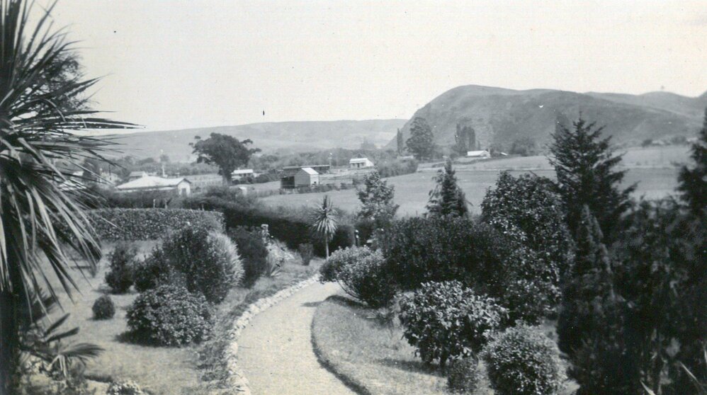 Garden path overlooking Wakefield