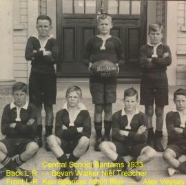 Central School Bantams Team 1933